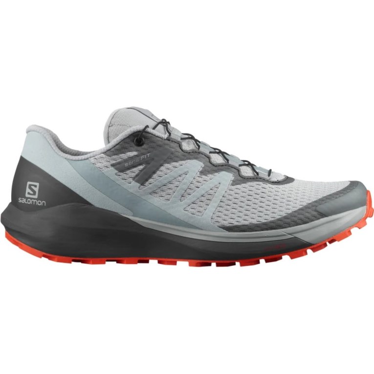 Grey Salomon Sense Ride 4 Men\'s Trail Running Shoes | IE XN3675